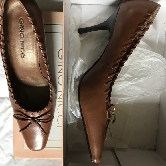Gino Nicci brown heels - Picture 1 of 3